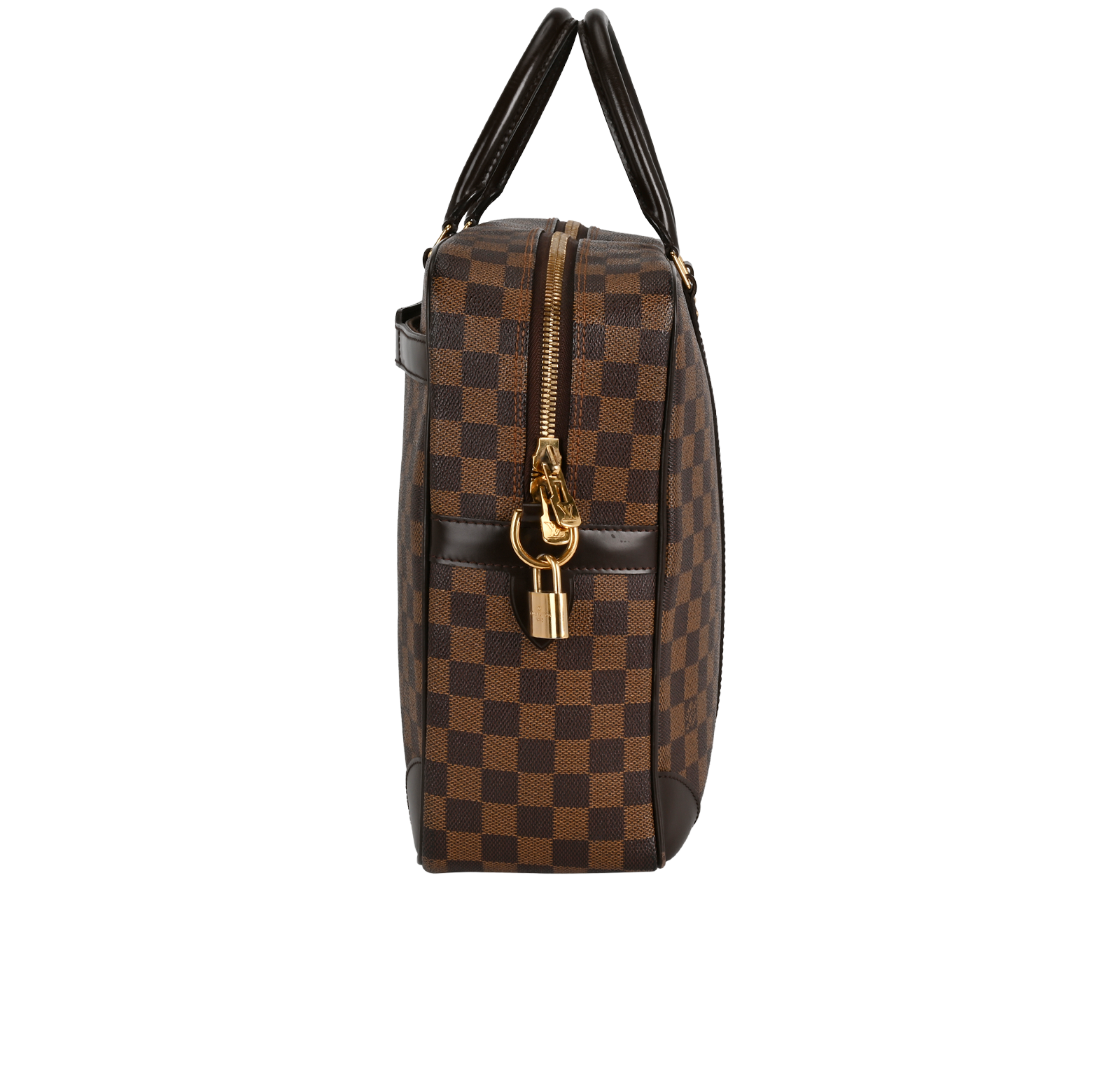 Porte Documents Voyage GM, &pound;895, Handbags, Brown, Canvas, Side view